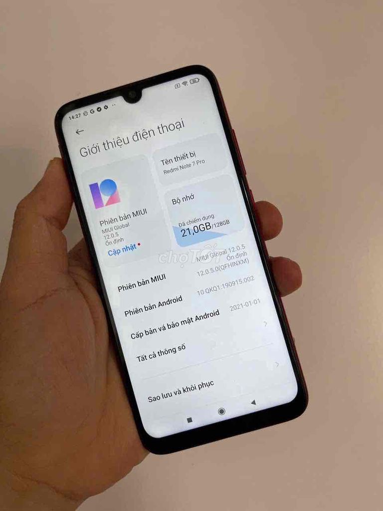 Redmi Note 7 Pro 6/128GB lỗi camera + bể lưng. Mua bán Điện thoại tại Quận 8 Tp Hồ Chí Minh được đăng bởi điện thoại giá rẻ  hình 1