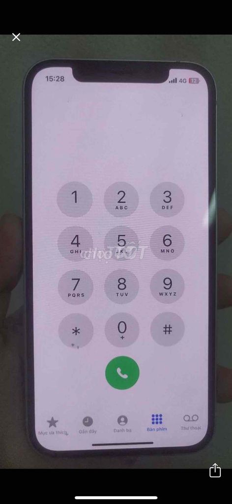 Màn zin bóc máy bầm nhẹ iphone 12 12 pro chữa cháy