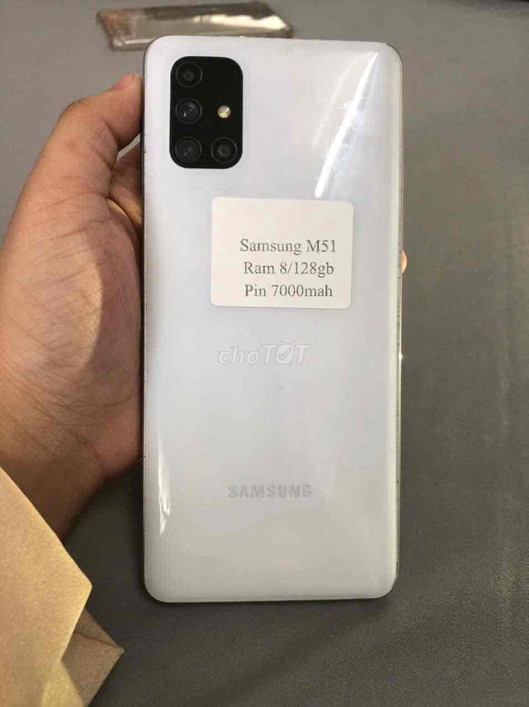 Samsung M51 ram 8/128gb.pin trâu 7000mah