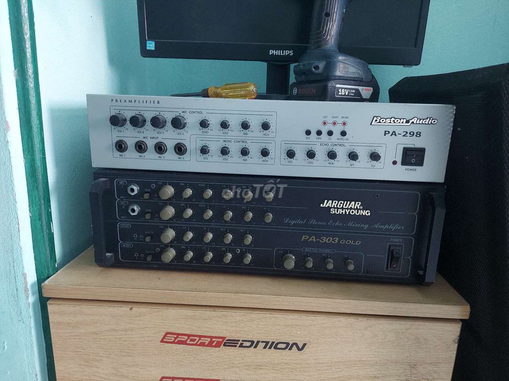 Amply karaoke Jarguar 303 GOLD Đen. Mua bán Tivi, Âm thanh tại Huyện Vĩnh Thạnh Cần Thơ được đăng bởi Hoàng Lâm hình 1