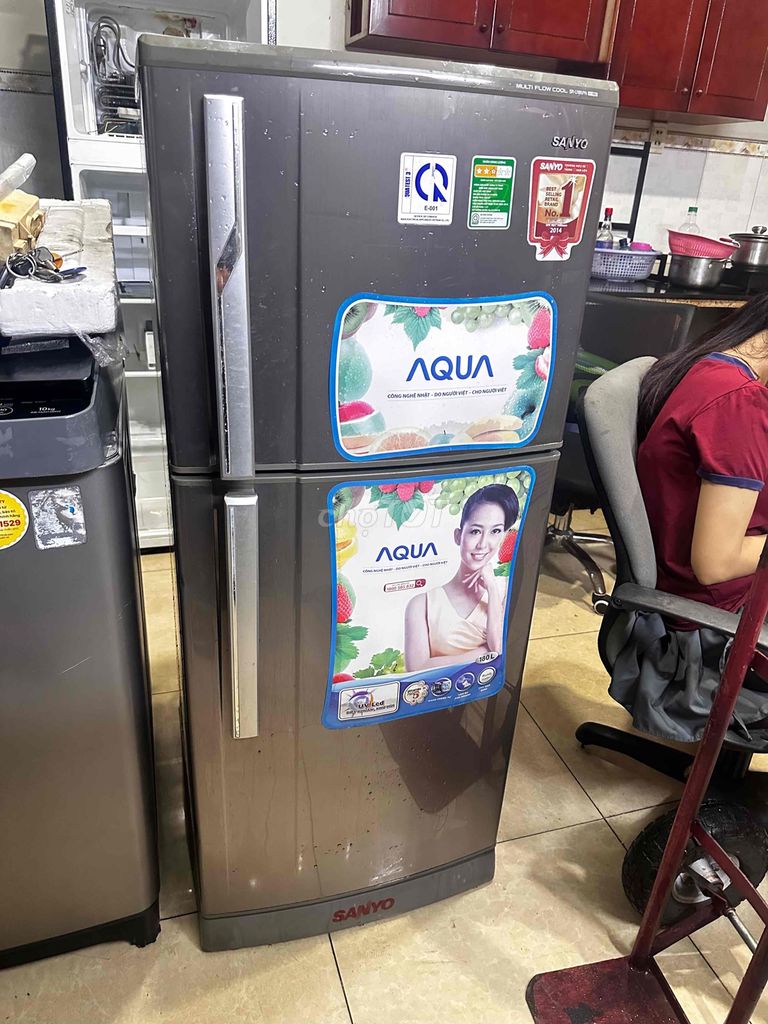 Tủ lạnh Sanyo SR-S185PN 180L Xám. Mua bán Tủ lạnh tại Thành phố Dĩ An Bình Dương được đăng bởi Điện Máy Hoàn Phát hình 1