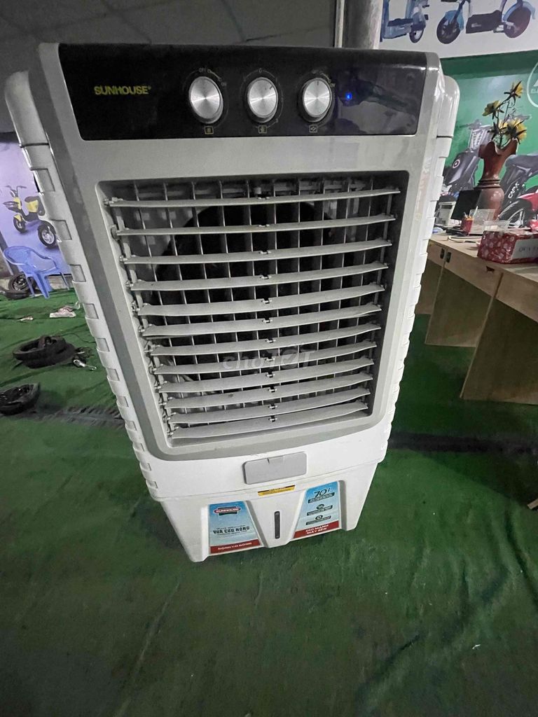 Quạt điều hòa SUNHOUSE Trắng, Xám. Mua bán Quạt tại Huyện Bến Lức Long An được đăng bởi PHẠM ĐỨC hình 1