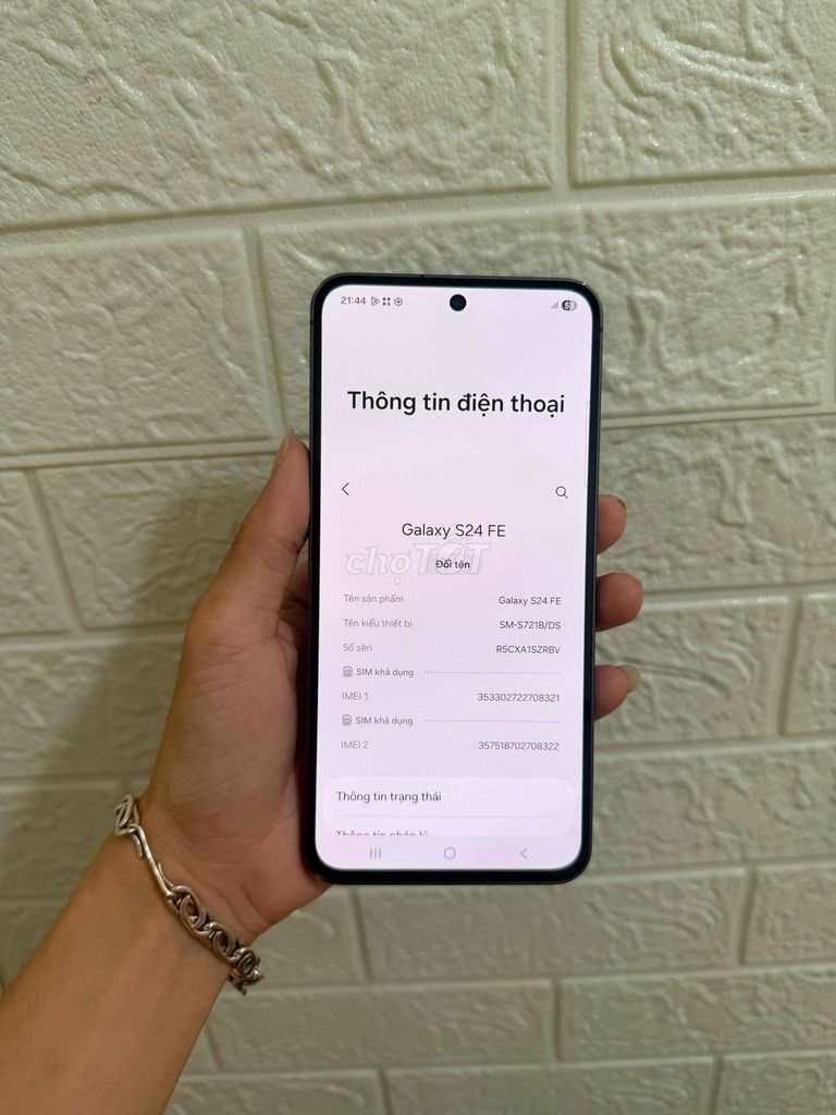 Samsung S24 FE VN ram8/256gb fulII chức năng. Mua bán Điện thoại tại Thành phố Thủ Đức Tp Hồ Chí Minh được đăng bởi Nguyễn Duy hình 1