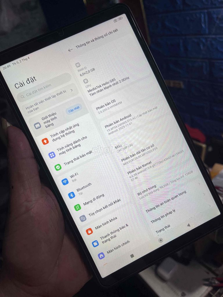 Xiaomi Redmi Pad SE 8.7 6GB/128GB. Mua bán Máy tính bảng tại Quận Bình Tân Tp Hồ Chí Minh được đăng bởi nguyễn sang  hình 1