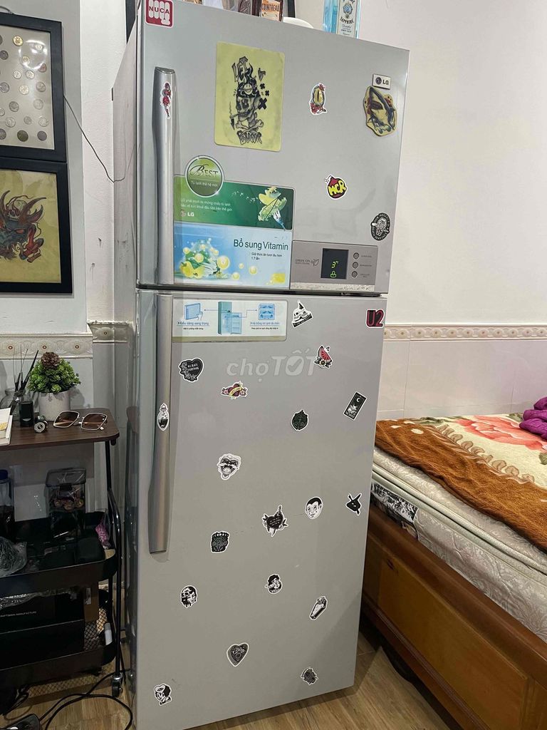 Tủ lạnh LG Inverter 350 lít Xám.. Mua bán Tủ lạnh tại Quận Ngũ Hành Sơn Đà Nẵng được đăng bởi Phan Nhật Tân hình 1