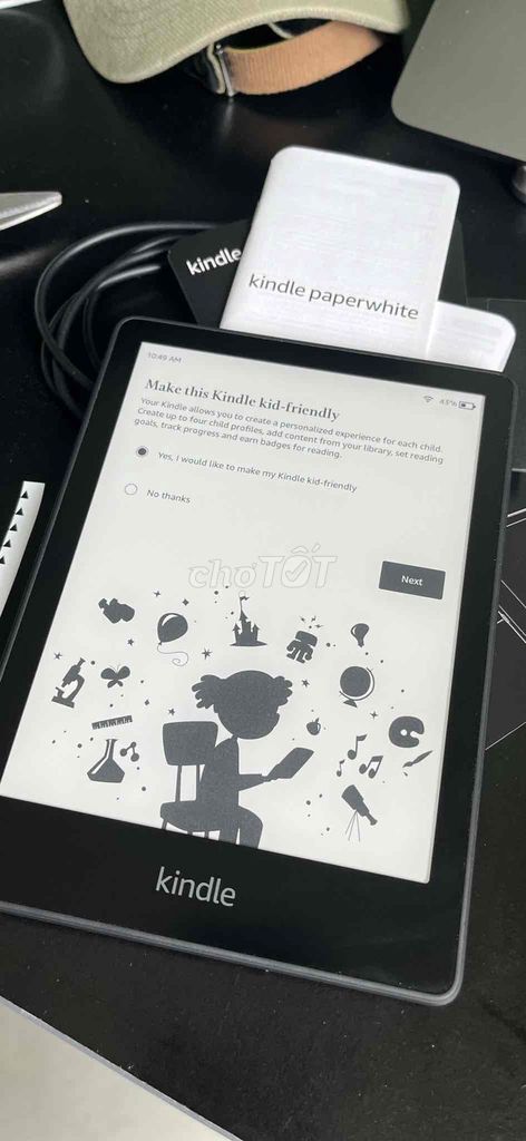 Kindle Paperwhite 5 Đen. Mua bán Máy tính bảng tại Quận Bắc Từ Liêm Hà Nội được đăng bởi Vũ Hiếu hình 1