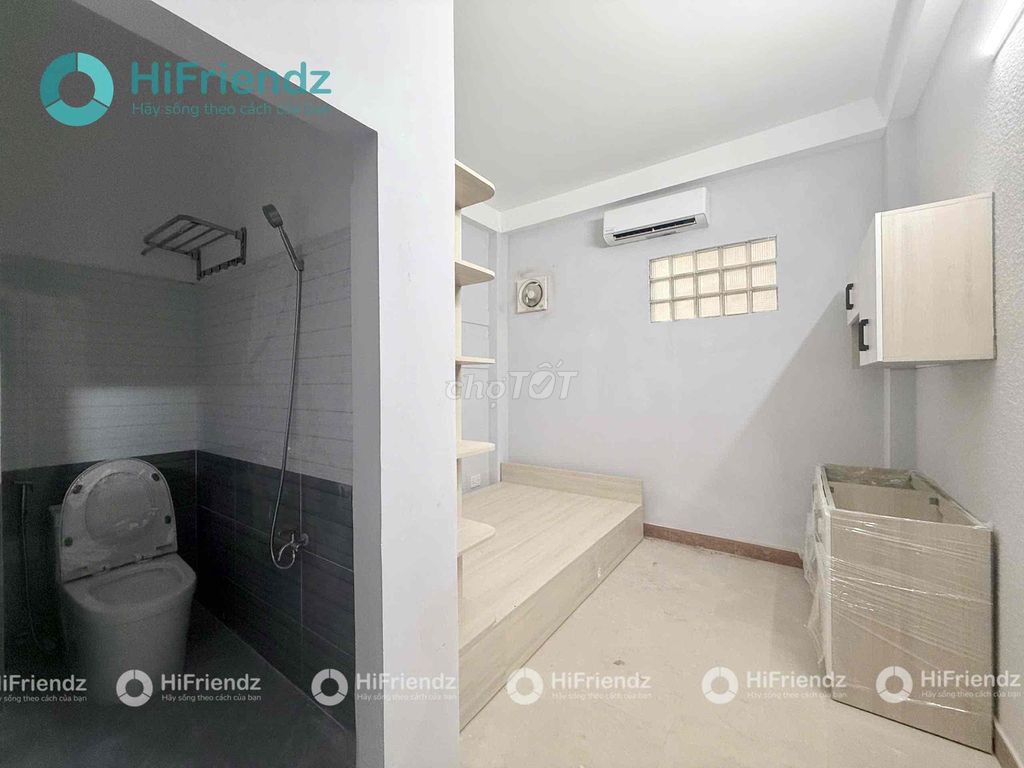 STUDIO MỚI 100% - FULL NỘI THẤT TỦ LẠNH - NGAY CHỢ PHẠM VĂN HAI