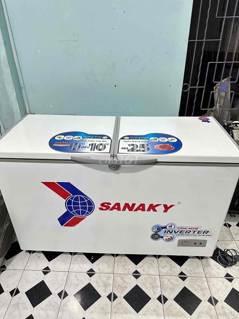 Tủ đông SANAKY VH-4099A3 Inverter 400L Trắng. Mua bán Tủ lạnh tại Quận Liên Chiểu Đà Nẵng được đăng bởi Phạm Na hình 1