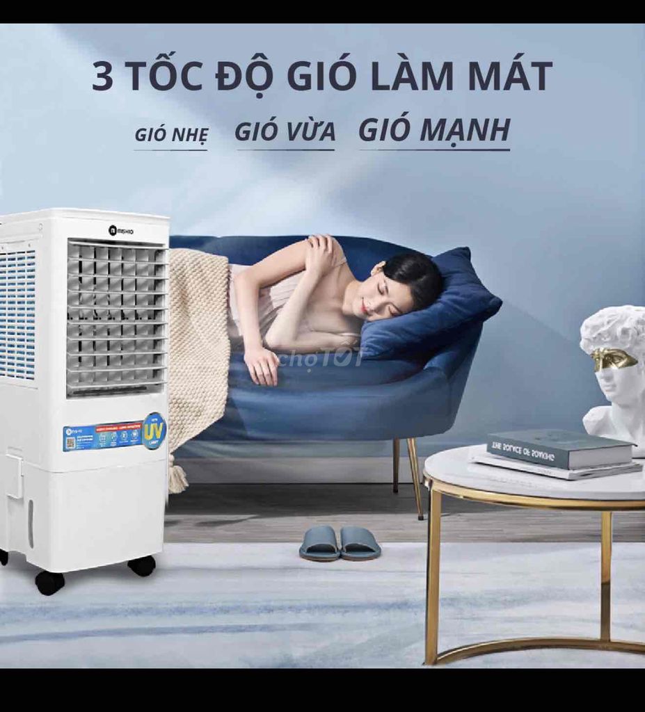 Quạt làm lạnh Mishio MK266/MK310. Mua bán Quạt tại Thị xã Bến Cát Bình Dương được đăng bởi Nguyễn Linh hình 1