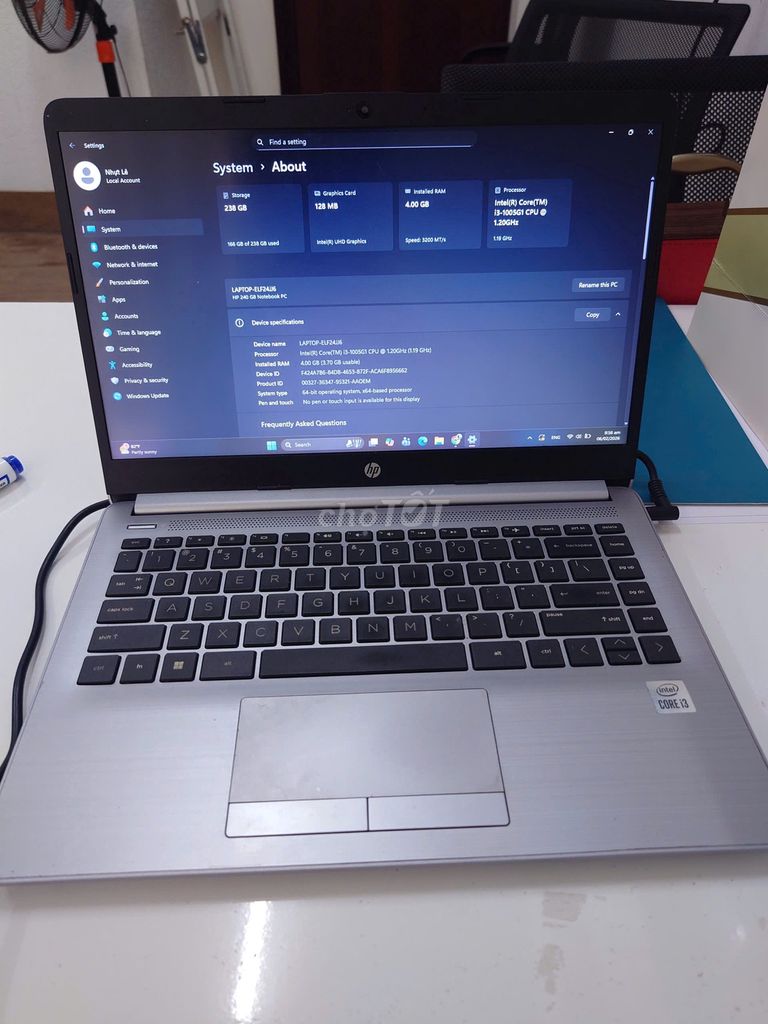 HP 240 G8 i3-1005G1 4GB/500GB Đã sử dụng. Mua bán Laptop tại Quận 1 Tp Hồ Chí Minh được đăng bởi lê minh nhựt hình 1