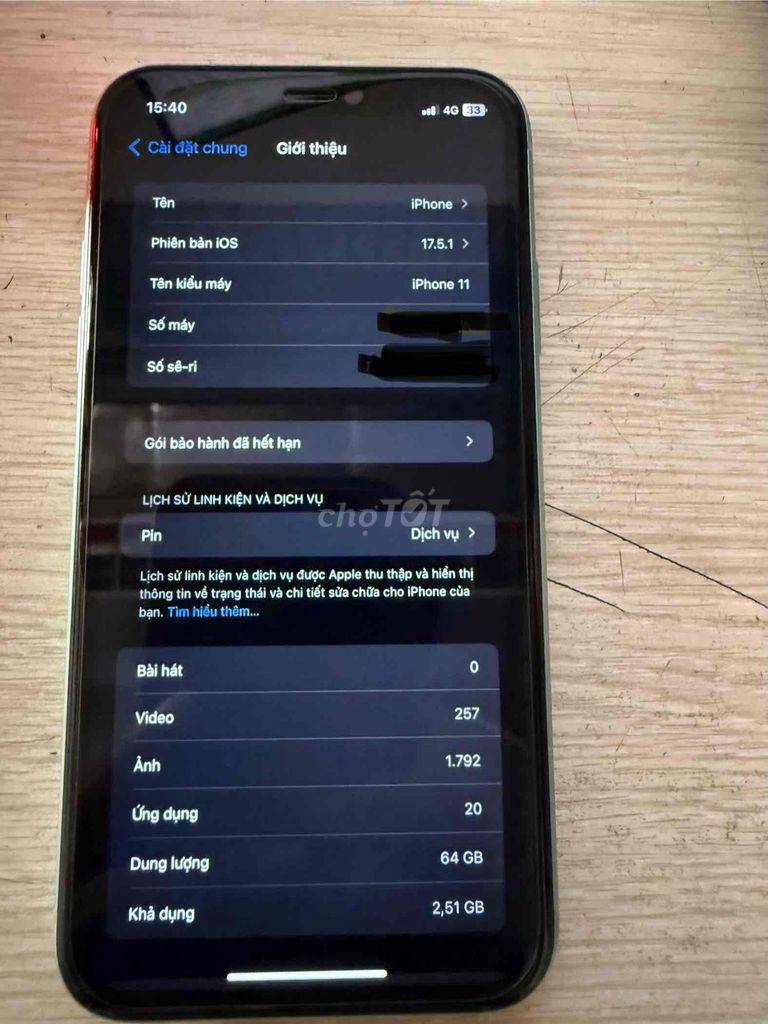 cần bán iphone 11 64gb nguyên zin. Mua bán Điện thoại tại Huyện Long Thành Đồng Nai được đăng bởi Toàn Tẻm hình 1