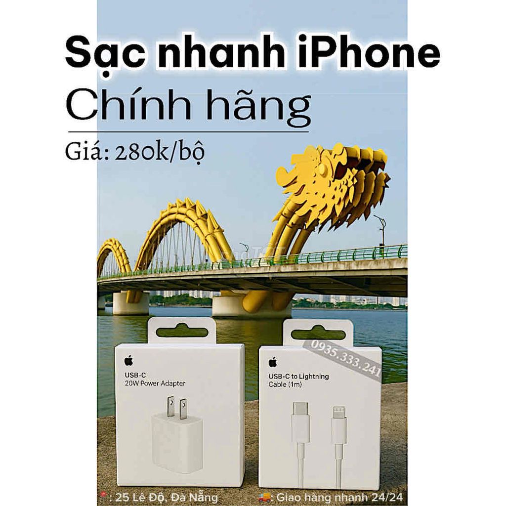 Củ sạc nhanh dây sạc nhanh iPhone. Mua bán Phụ kiện (Màn hình, Chuột...) tại Quận Thanh Khê Đà Nẵng được đăng bởi Bi Nguyễn  hình 1