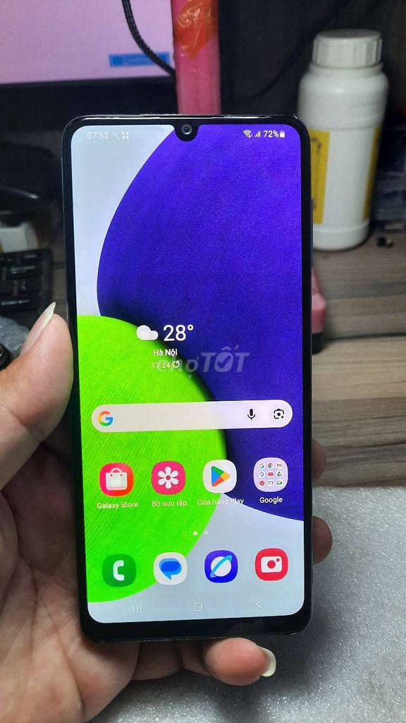 Samsung Galaxy A22 128GB Tím. Mua bán Điện thoại tại Quận 5 Tp Hồ Chí Minh được đăng bởi linhkiengiarePT79 hình 1