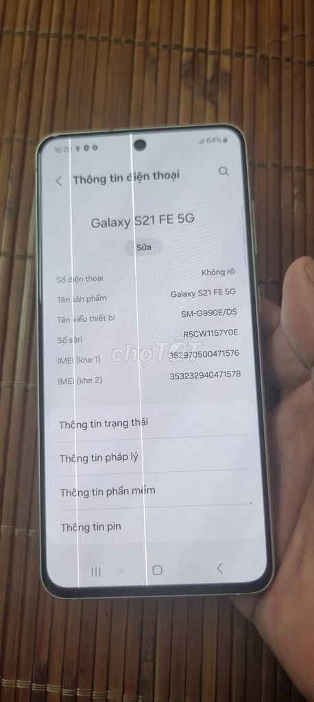 Samsung S21 FE 8GB/128GB Xanh lá Like New. Mua bán Điện thoại tại Quận 1 Tp Hồ Chí Minh được đăng bởi Hội Đồ Điện Tử hình 1