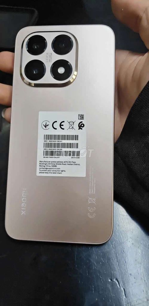 Xiaomi 15T 512GB Vàng hồng. Mua bán Điện thoại tại Quận Ninh Kiều Cần Thơ được đăng bởi Khoa Nguyễn hình 1