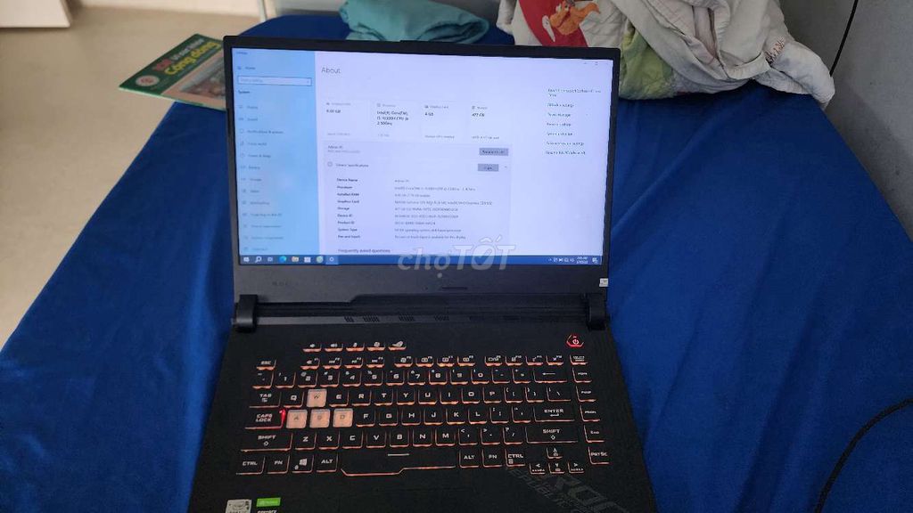 Asus ROG G512 i5-10300H 8GB/500GB. Mua bán Laptop tại Quận Hai Bà Trưng Hà Nội được đăng bởi ANH VŨ hình 1
