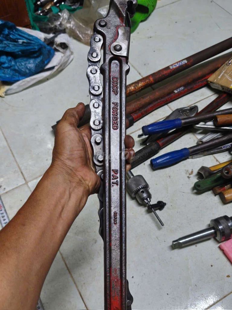 Cờ lê xích 70cm nhật đã vệ sinh đẹp. Mua bán Đồ chuyên dụng, Giống nuôi trồng tại Quận 8 Tp Hồ Chí Minh được đăng bởi Nhật Bãi Thai Anh hình 1