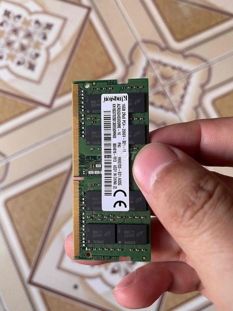 RAM Kingston DDR4 16GB 2666MHz zin hãng cho lap. Mua bán Linh kiện (RAM, Card...) tại Quận 1 Tp Hồ Chí Minh được đăng bởi Nguyễn hình 1