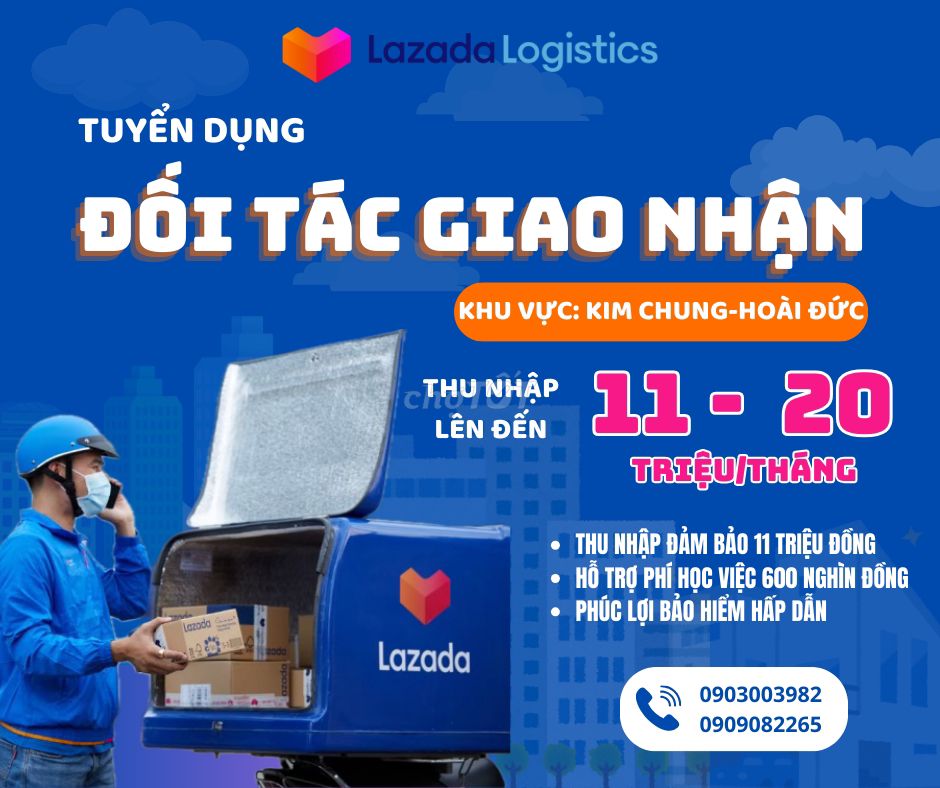 LAZADA KIM CHUNG - HOÀI ĐỨC TUYỂN SHIPPER