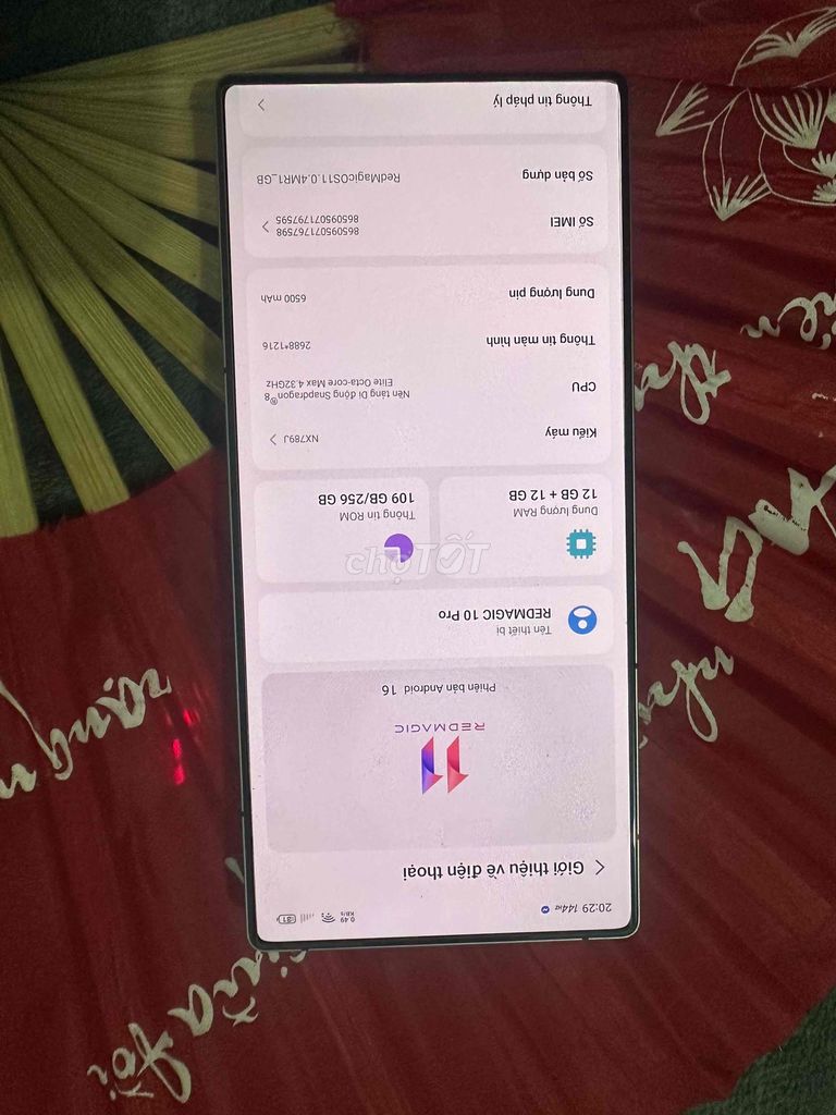 REDMAGIC 10 Pro 256GB Bạc. Mua bán Điện thoại tại Thị xã Tân Uyên Bình Dương được đăng bởi Hà Hồng GiaNg hình 1