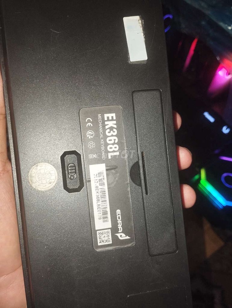 Bàn phím cơ EDRA EK368L Đen. Mua bán Phụ kiện (Màn hình, Chuột...) tại Thành phố Bắc Ninh Bắc Ninh được đăng bởi Q No 1 hình 1