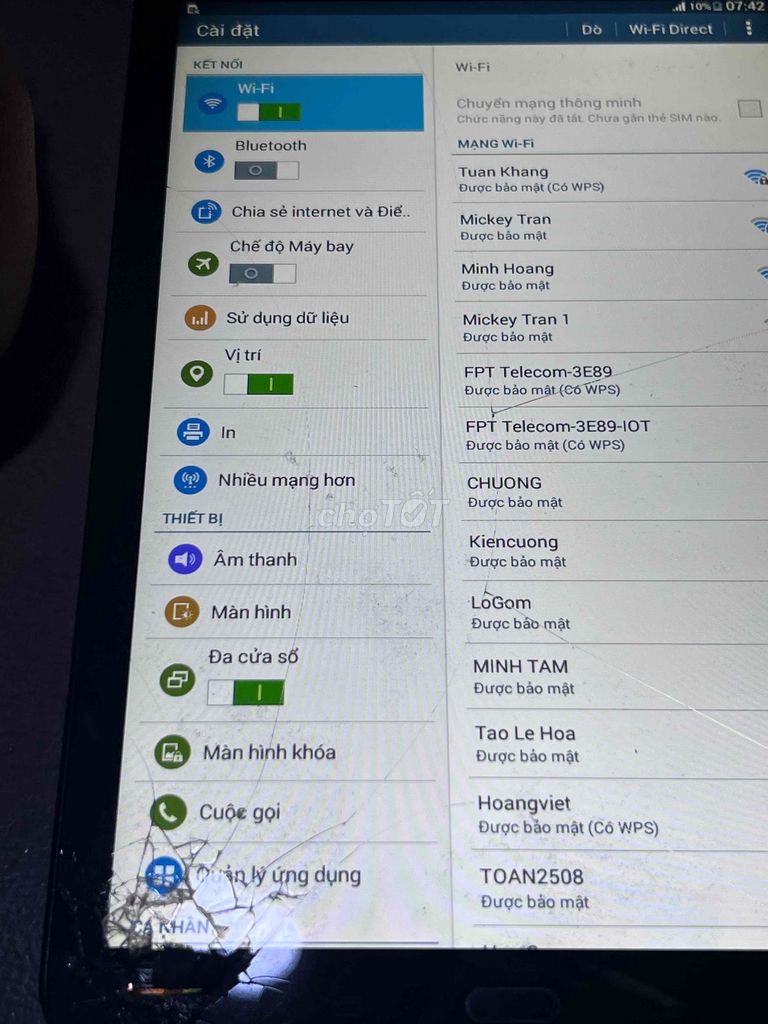 Samsung Galaxy Tab E SM-T561Y Đen. Mua bán Máy tính bảng tại Quận 6 Tp Hồ Chí Minh được đăng bởi Letuankhang hình 1