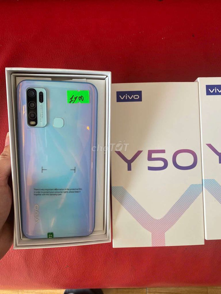 Vivo Y50 128GB Đa sắc. Mua bán Điện thoại tại Thành phố Tân An Long An được đăng bởi Iphone giá tốt hình 1