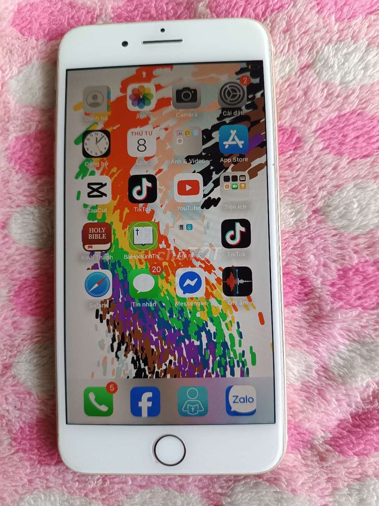 Apple iPhone 8 Plus 64GB Vàng hồng zin. Mua bán Điện thoại tại Quận Ninh Kiều Cần Thơ được đăng bởi muabandienthoai hình 1