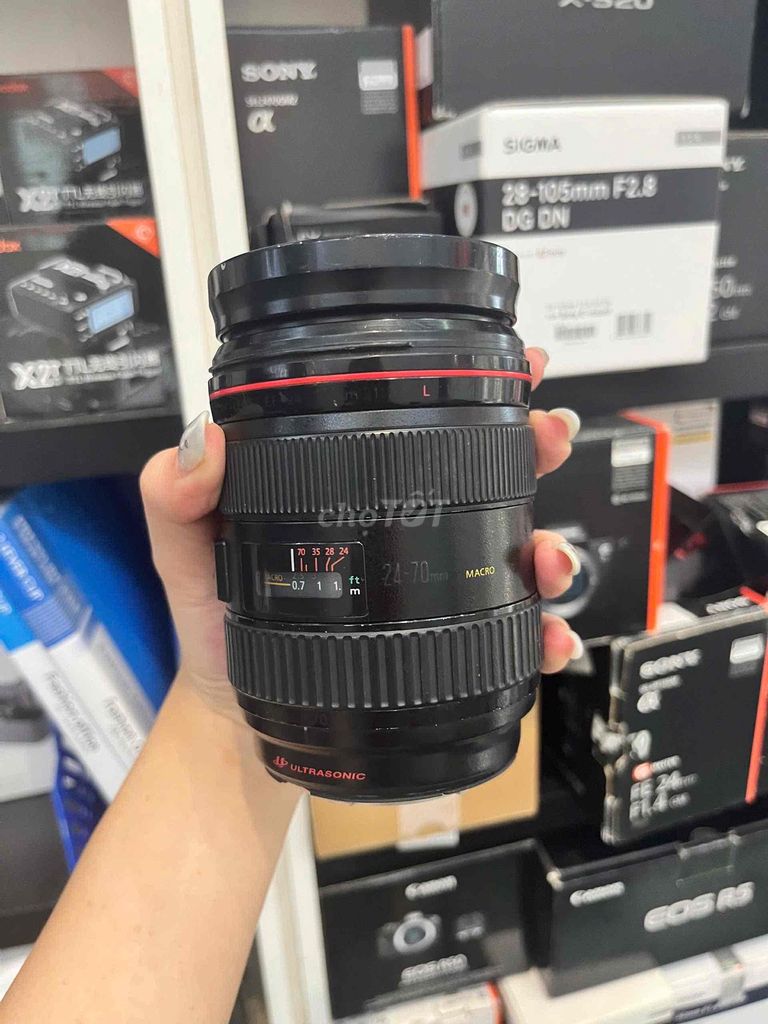 Ống kính Canon 24-70 f2.8 L Đã sử dụng. Mua bán Máy ảnh, Máy quay tại Quận Thanh Xuân Hà Nội được đăng bởi Phạm Quang Minh hình 1