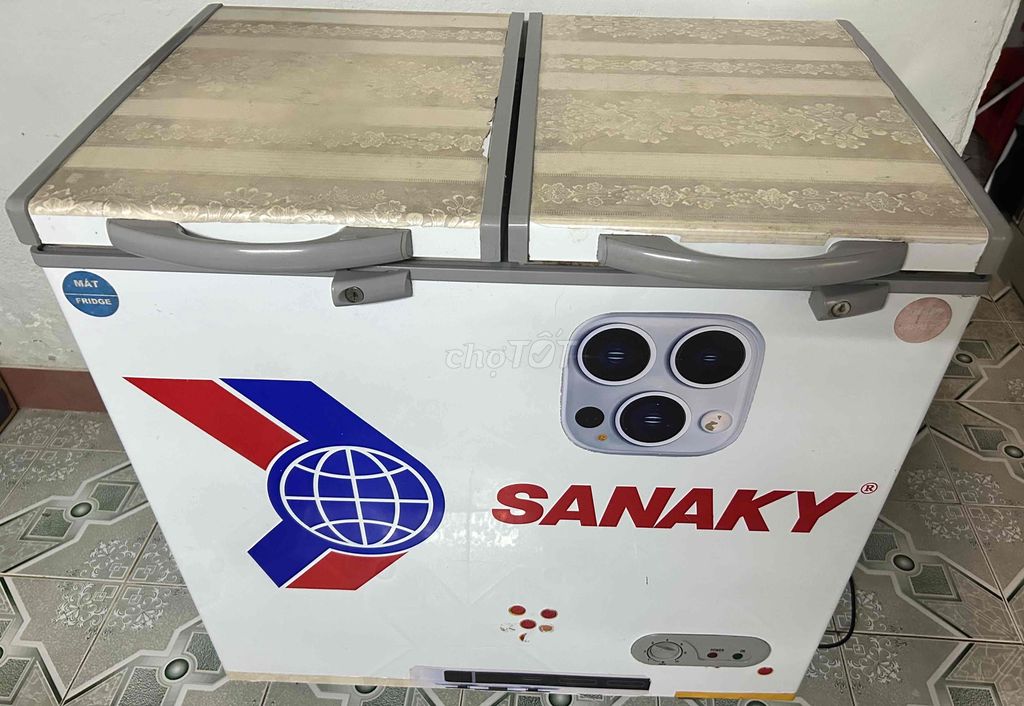 Tủ đông mát Sanaky 200L còn mới đẹp nhỏ gọn