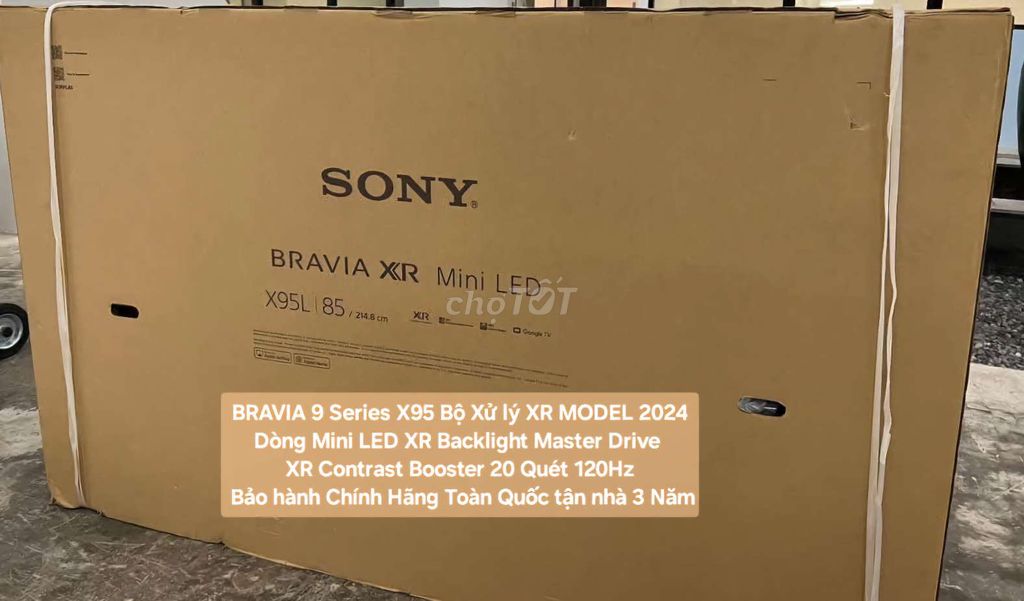 TV Sony XR-85X95L 85in BRAVIA 9 Mini LED BH 3 Năm