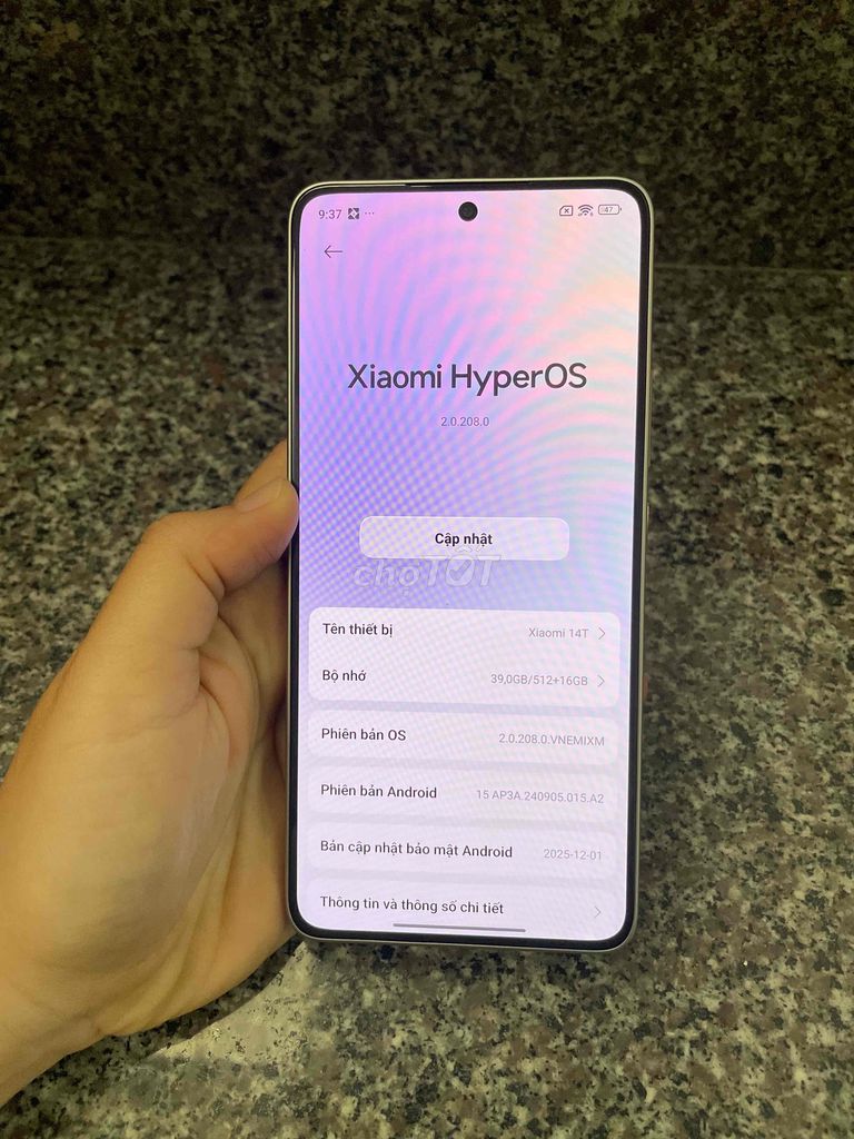 bán máy Xiaomi 14T 512gb/12gb đã sử dụng. Mua bán Điện thoại tại Quận 10 Tp Hồ Chí Minh được đăng bởi Gia Hân hình 1