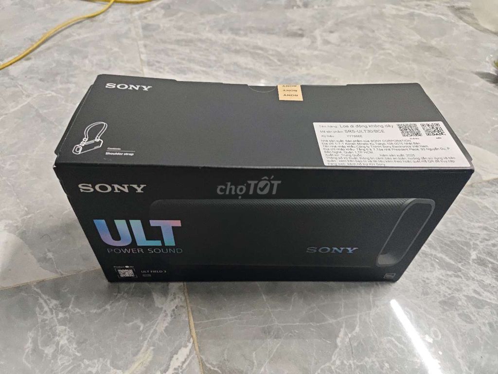 Loa di động Sony ULT Field 3 Đen. Mua bán Tivi, Âm thanh tại Huyện Hòa Vang Đà Nẵng được đăng bởi Khanh Nguyen hình 1