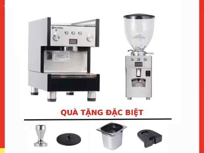 Bộ máy pha cà phê Lamvita go + Máy xay Lamvita MX