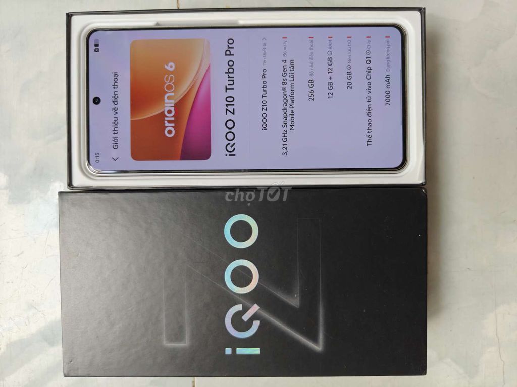 iQOO Z10 Turbo Pro Trắng 256GB. Mua bán Điện thoại tại Quận Bình Tân Tp Hồ Chí Minh được đăng bởi Bùi Hồng Khánh hình 1