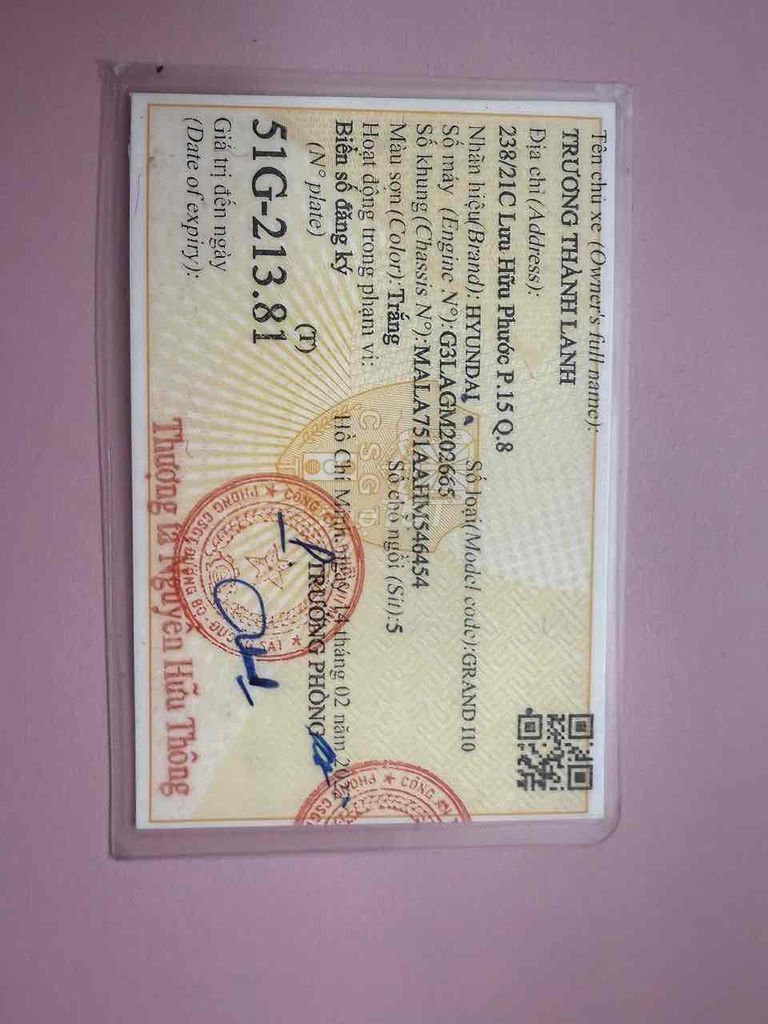 Hyundai Grand i10 2016 Grand 1.2 MT Base - 140000. Mua bán Ô tô tại Quận Bình Tân Tp Hồ Chí Minh được đăng bởi A vinh hình 3