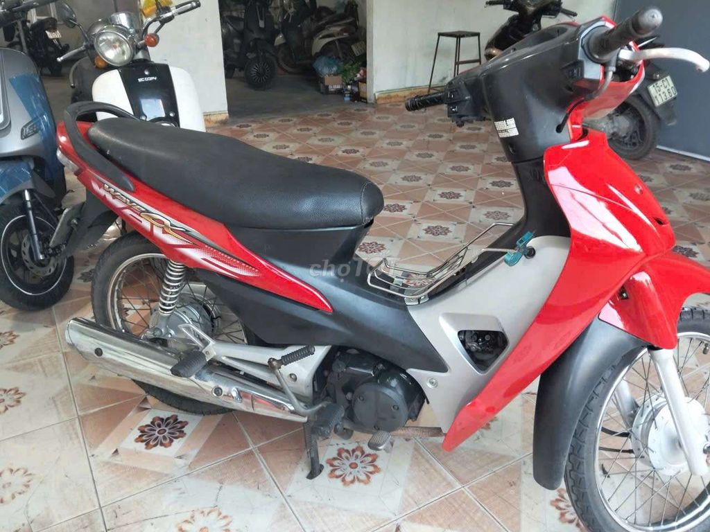 Honda Wave красный мопед