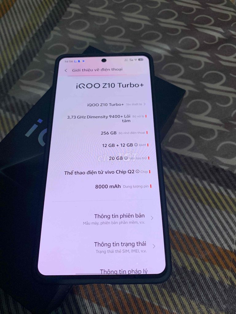 giao lưu iQOO Z10 Turbo+ 256GB 99% gl. Mua bán Điện thoại tại Quận Bắc Từ Liêm Hà Nội được đăng bởi Trần Hải Nam hình 1