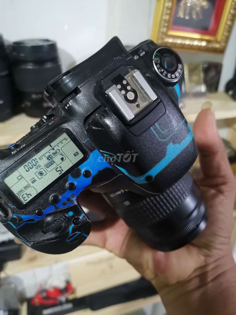 Bán Canon 7D kèm lens 35-80 , full phụ kiện ,