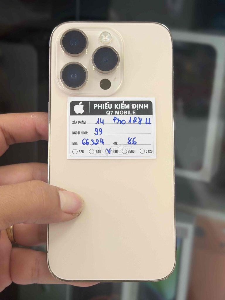 Apple iPhone 14 Pro 128GB Vàng 99%. Mua bán Điện thoại tại Quận 7 Tp Hồ Chí Minh được đăng bởi Nguyễn Đặng Kỳ hình 1
