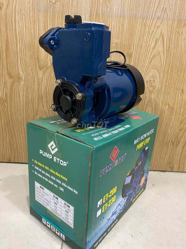 Máy bơm nước đẩy cao 200w mới. Mua bán Nội thất, đồ gia dụng khác tại Quận Thanh Khê Đà Nẵng được đăng bởi cửa hàng MÁY MÓC ONLINE 747 Trần Cao Vân Đà Nẵng hình 1
