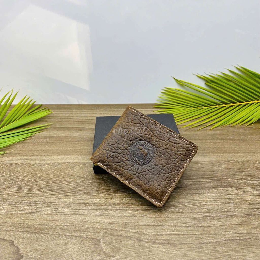 Ví Nam Da bò sáp thật Nâu. Mua bán Túi xách tại Huyện An Phú An Giang được đăng bởi THẮNG ĐỒ DA hình 1