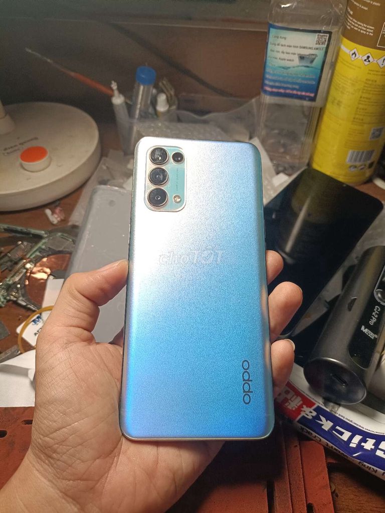 Oppo Reno 5 128GB Xanh. Mua bán Điện thoại tại Huyện Mỏ Cày Bắc Bến Tre được đăng bởi Nguyễn hoàng thiện  hình 1