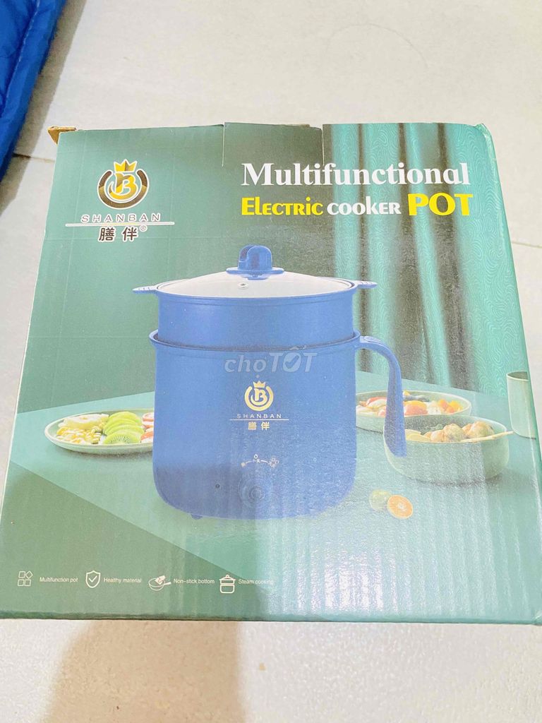 pass lại nồi lẩu hấp mini đa năng mới full ạ