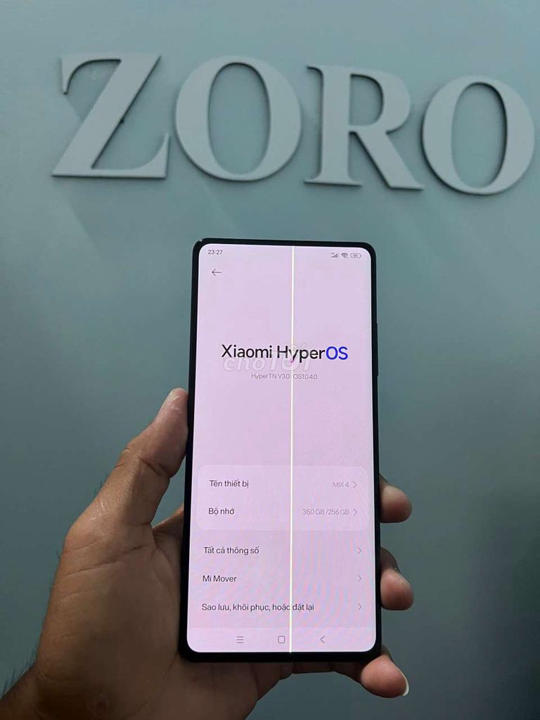 Xiaomi Mi Mix 4 256GB Đen Sọc. Mua bán Điện thoại tại Thành phố Sóc Trăng Sóc Trăng được đăng bởi ZORO CHUYÊN SỌC hình 1