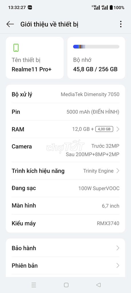 Realme 11 Pro+ 256GB. Mua bán Điện thoại tại Huyện Phù Mỹ Bình Định được đăng bởi Nguyễn Sỹ hình 1