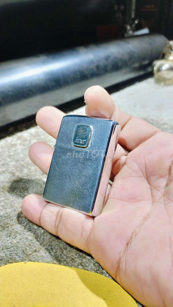 Bật lửa Zippo Kim loại Bạc 1974 Đã sử dụng
