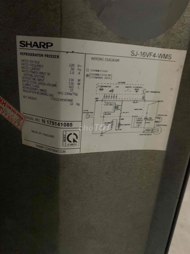 cần bán tủ lạnh 165L tình trạng mới 95%. Mua bán Tủ lạnh tại Huyện Thuỷ Nguyên Hải Phòng được đăng bởi Hon Ba hình 1
