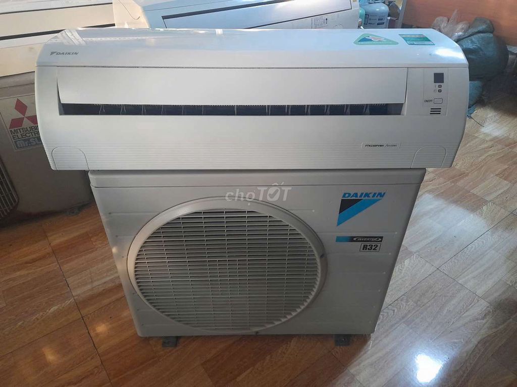 Máy lạnh Daikin inverter 1.5hp máy chạy bao êm