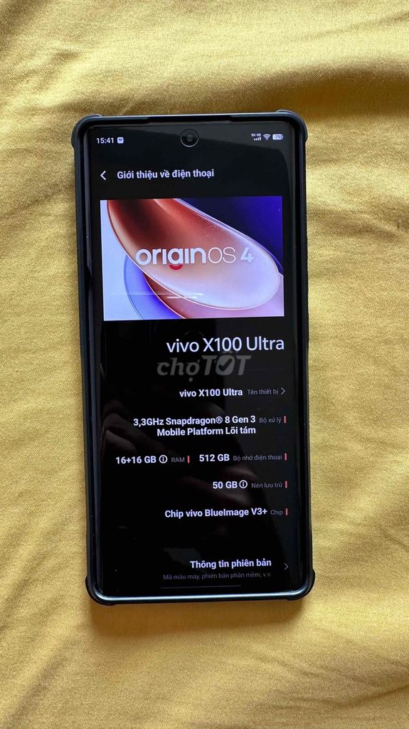 Vivo X100 Ultra 512GB Xám. Mua bán Điện thoại tại Quận Bình Thạnh Tp Hồ Chí Minh được đăng bởi Duy Nguyễn hình 1